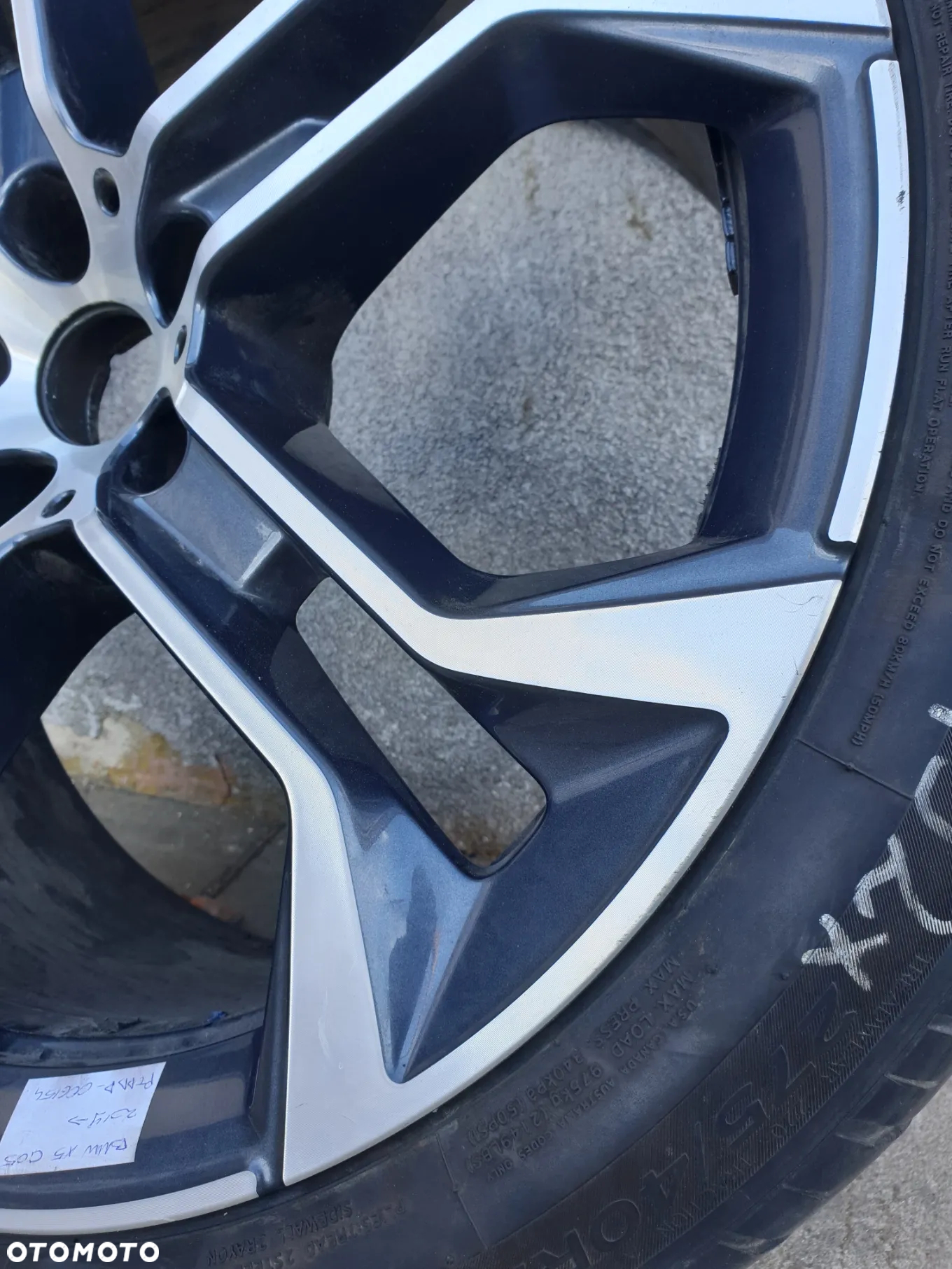 KOŁO FELGA ALUMINIOWA ALUFELGA OPONA HANKOOK Z OPONĄ 21 CALI 275 / 40 R 21 BMW X5 G05 X6 G06 X7 6885460 - 14