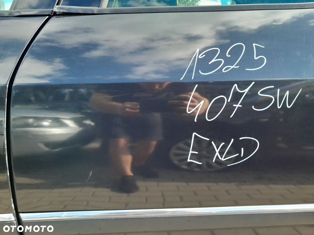 PEUGEOT 407 SW DRZWI LEWE TYLNE LEWY TYŁ KOLOR: EXLD - 2