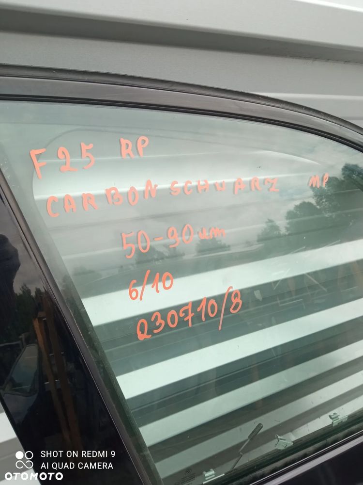 BMW F25 X3 DRZWI  PRAWE  PRZÓD 416 CARBONSCHWARZ - 5