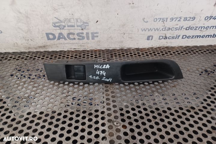 Butoane geam sofer Nissan Micra K12  [din 2002 pana  2007] seria Hatchback 5-usi 1.2 MT (65 hp) - 1