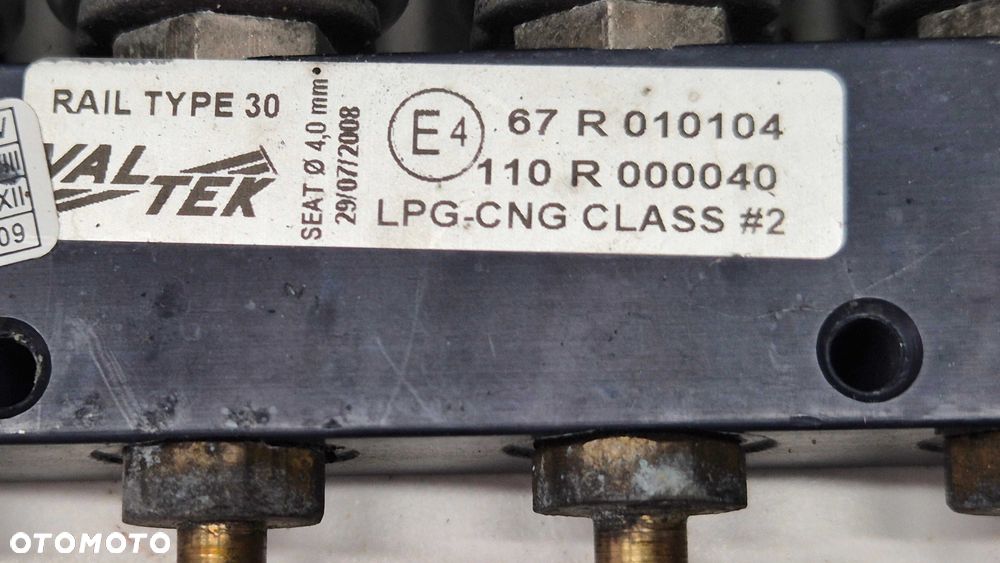 Listwa wtryskowa wtryski gazu LPG Valtek 67R010104 - 6