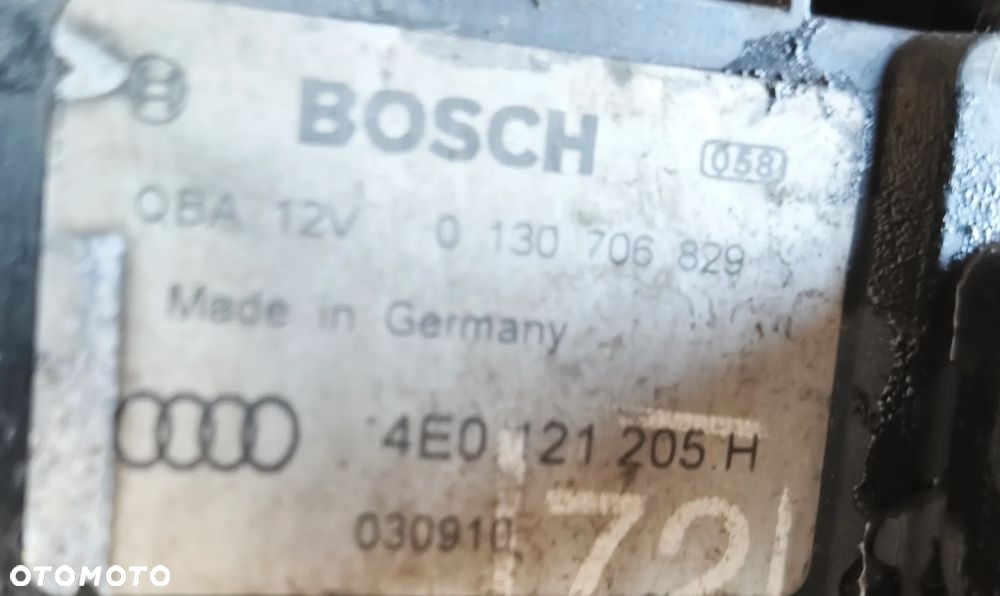 AUDI A8 D3 03r 3.0 V6 WENTYLATOR CHŁODNICY 4E0121205H - 2