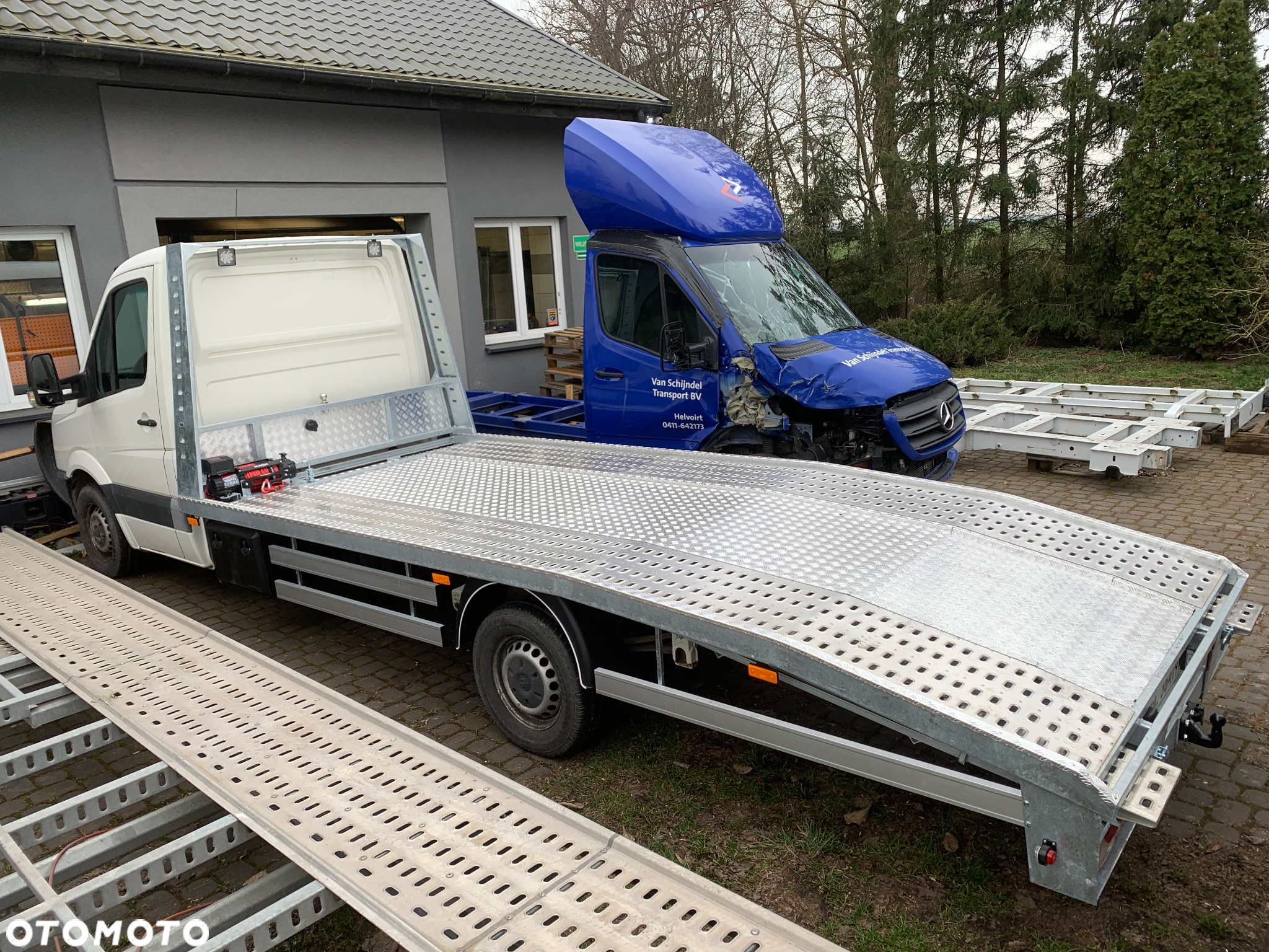 Najazd aluminiowy laweta autolaweta Sprinter Ducato Master Iveco - 10