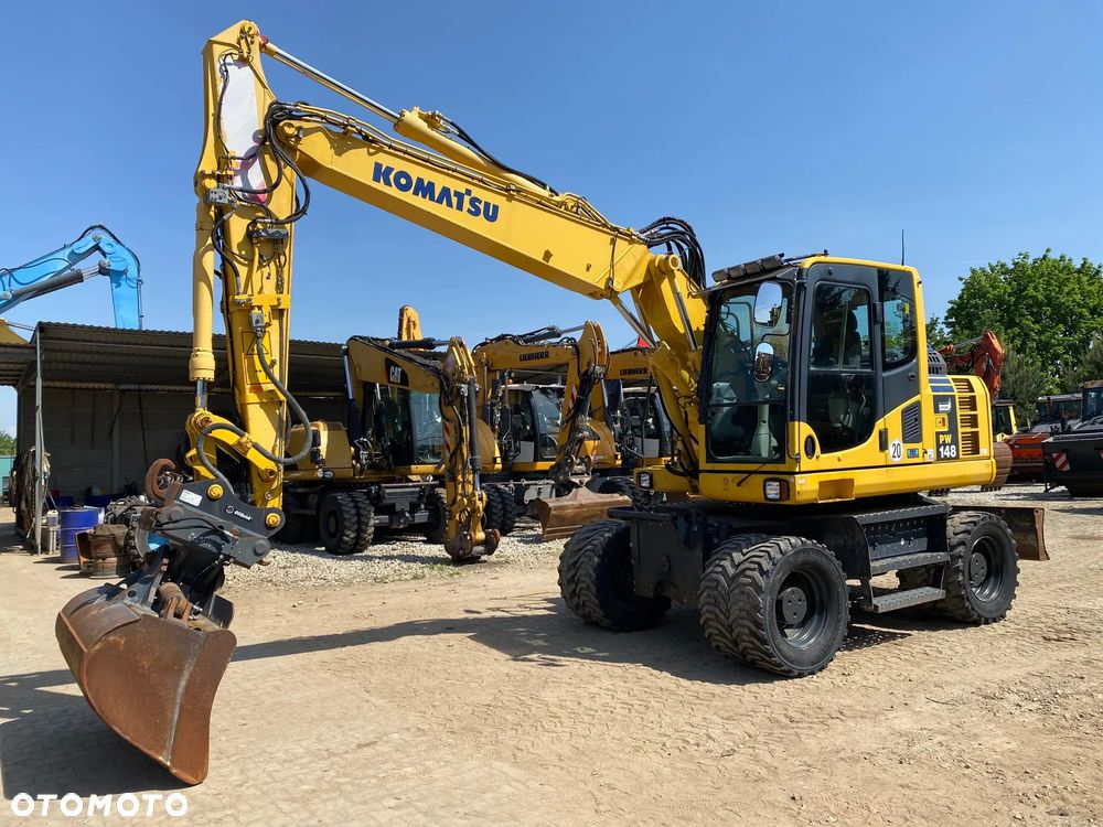 Komatsu PW148 -8, 2015 ROK, KRÓTKI TYŁ, Z NIEMIEC, SERWISOWANA W KOMATSU - 2
