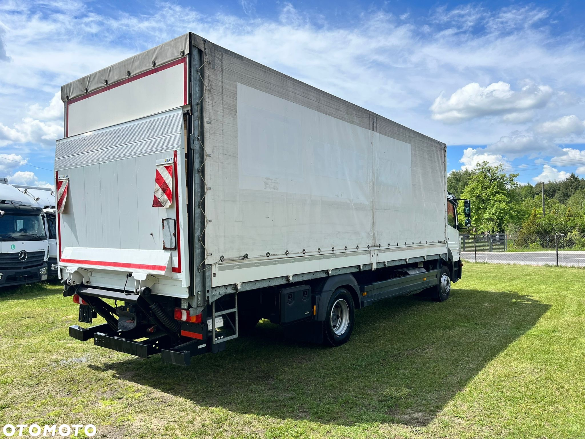 Mercedes-Benz ATEGO 1224L BURTO-PLANDEKA 7.20 m | WINDA | - 4