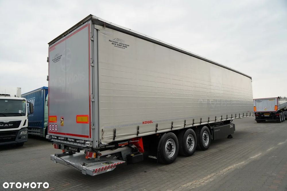 Kögel FIRANKA / WINDA ZAŁADOWCZA DHOLLANDIA /  STANDARD / KOSZ NA PALETY / OŚ PODONOSZONA / - 6