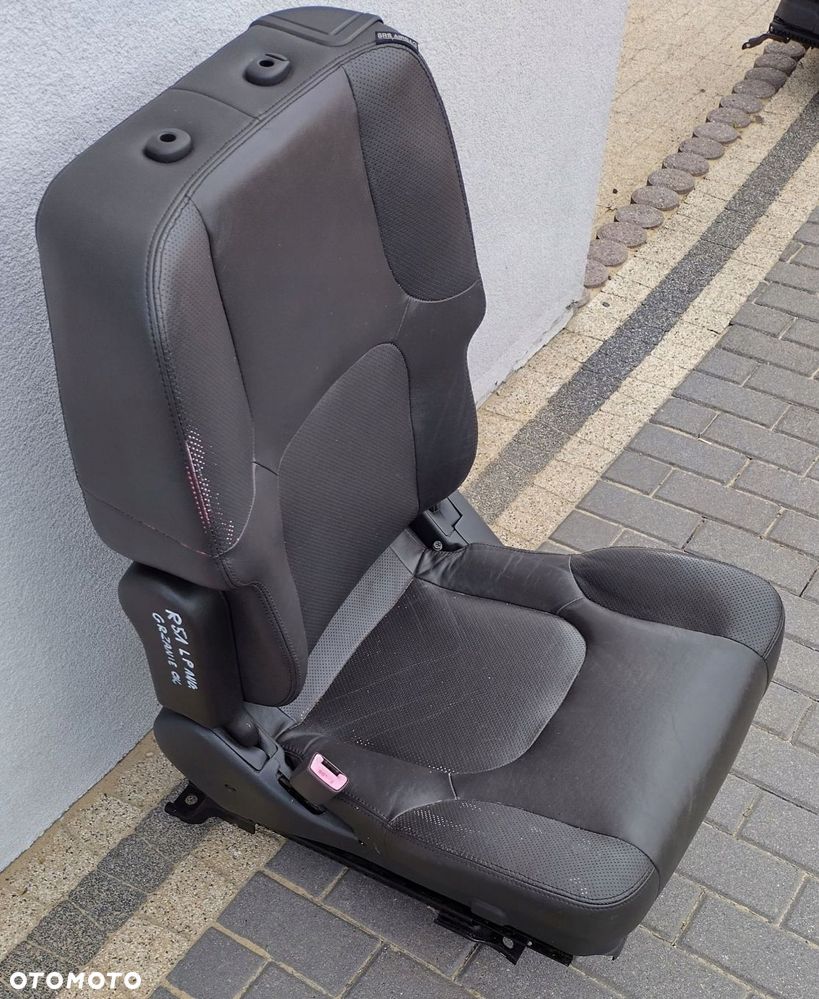 nissan pathfinder r51 05-10 fotel lewy przedni lewy przód skóra angielski - 6