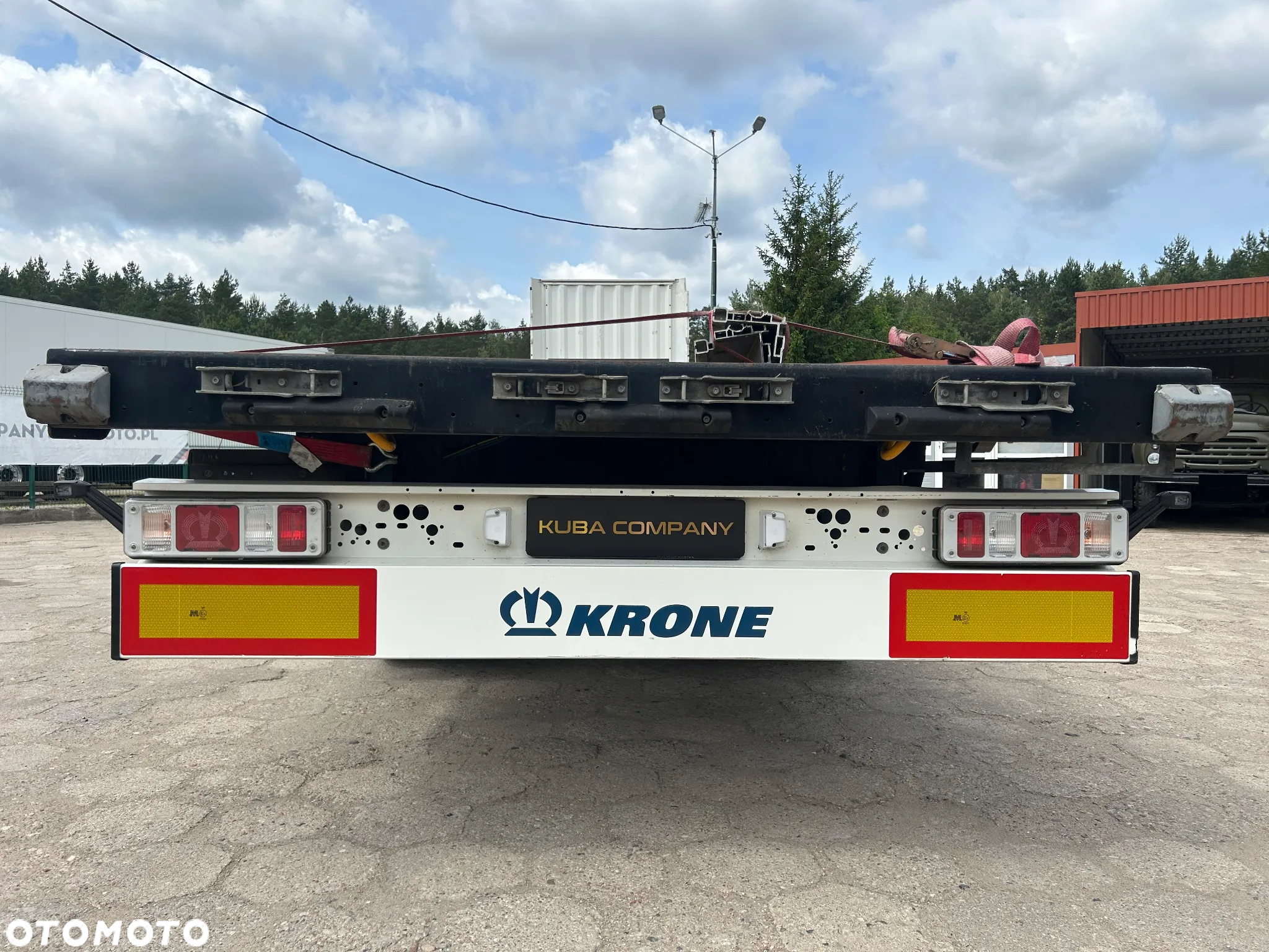 Krone SD FIRANKA / PLATFORMA / USZKODZONA ZABUDOWA / 2019 ROK !! - 29