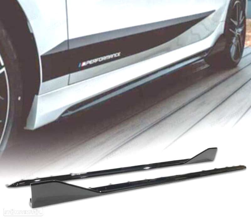 EMBALADEIRAS BMW F40 19- LOOK M PERFORMANCE PRETO BRILHANTE - 1