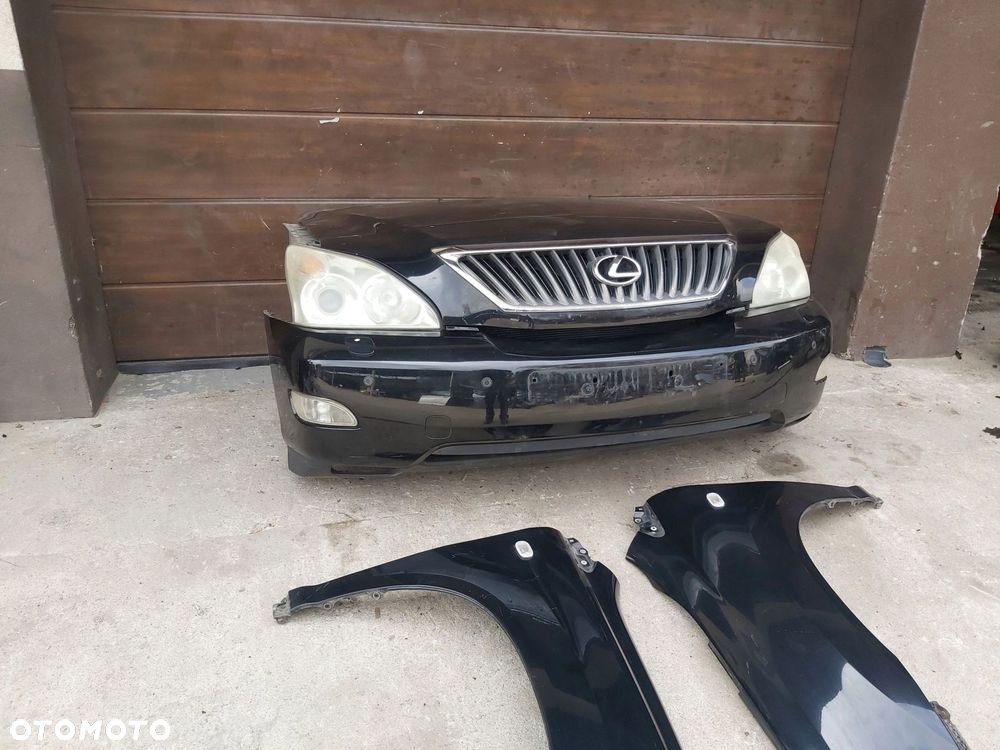 LEXUS RX II 330 350 450 zderzak maska lampa błotnik pas kompletny przód 202 - 2