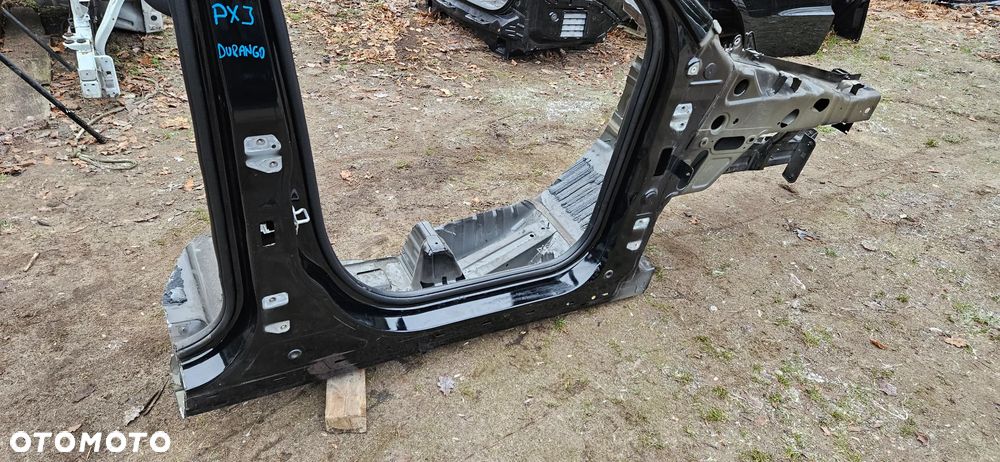 Dodge Durango III LIFT 2021-2025 Ćwiartka przód prawy Podłużnica przednia prawa fartuch Słupek A B próg KOLOR PXJ - 5