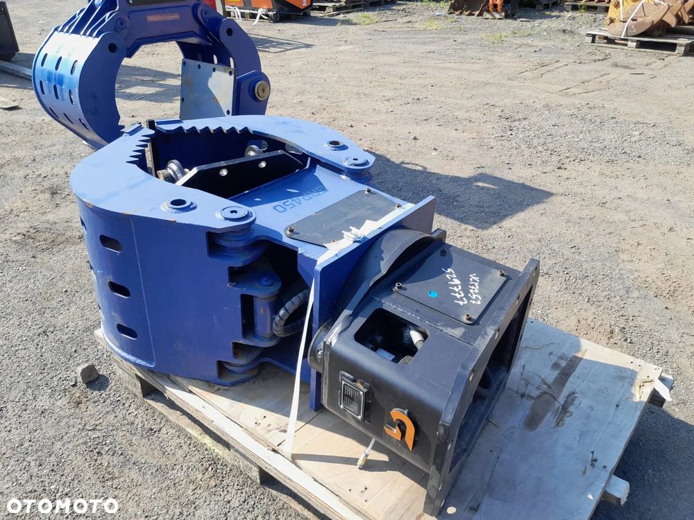 Chwytak hydrauliczny obrotowy sortujący wyburzeniowy kleszcze fi45mm 376kg. NOWE!!! - 2