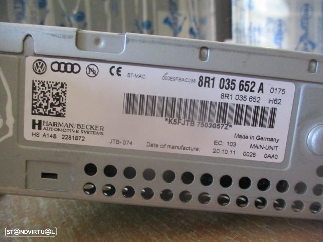 Radios 8R1035652A AUDI A5 2013 ORIGINAL - 3