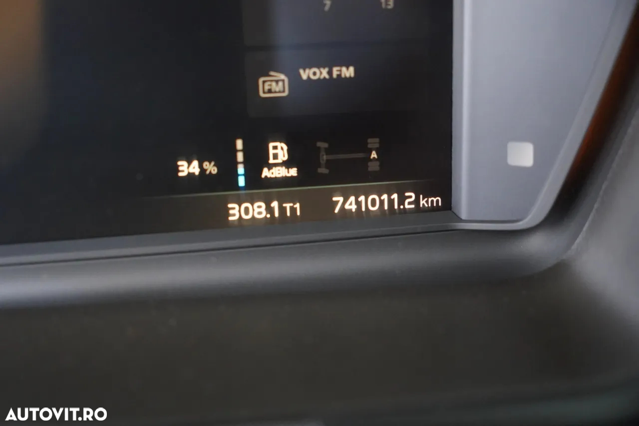 Volvo FM 430 / FULL ADR / GREUTATE: 6.500 KG / CABINĂ JOSĂ / 2022 / DUPĂ CONTRACT DE SERVICE GOLD / - 35
