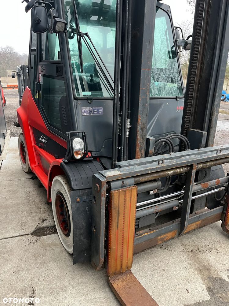 Linde H60 H70 H80 Gaz 3 butle Klima Pozycjoner Przesuw boczny 2 kamery - 17