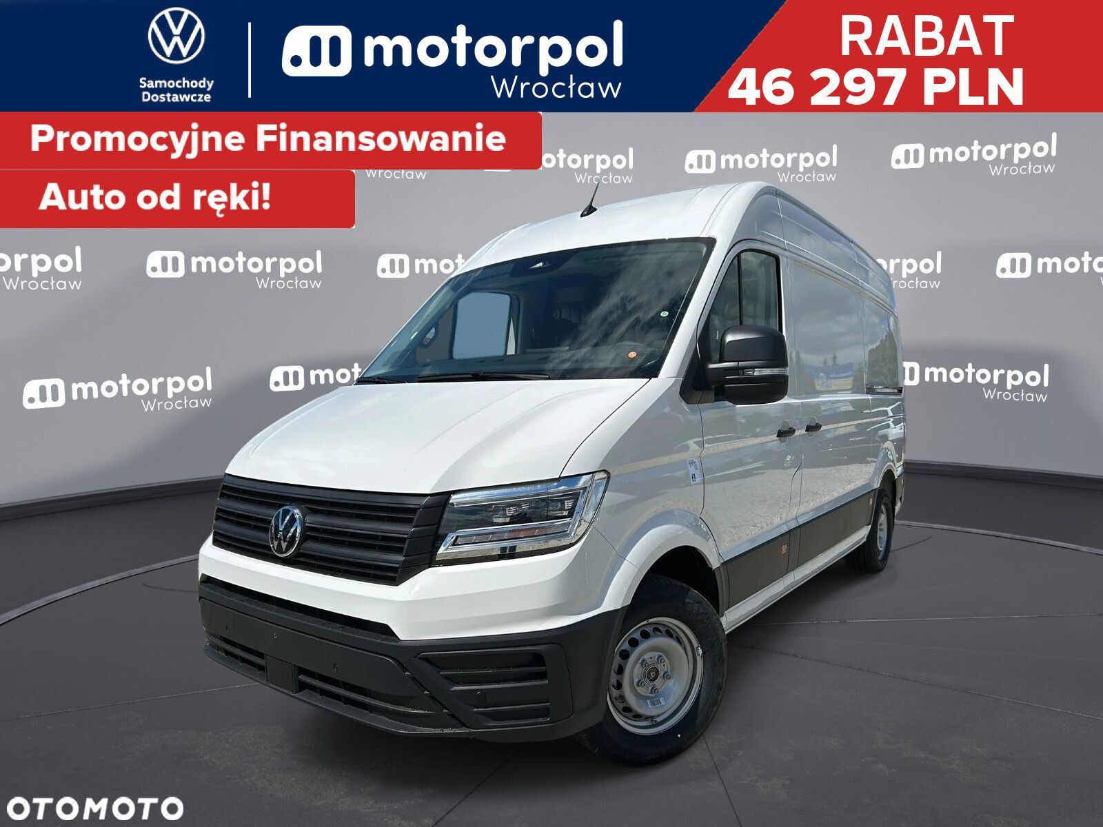 Volkswagen Crafter 35 Furgon L3H3, 2.0TDI 177KM, Wysoki dach, r.o. 3640 - 1