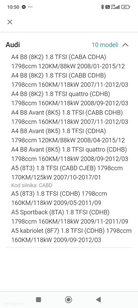 Audi A4 B81.8 T  CDH sprzęgło - 11