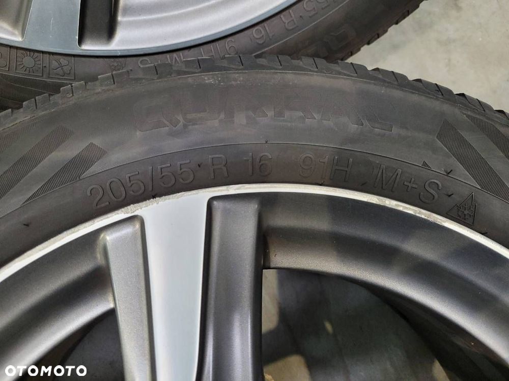 KOŁA FELGI ALUMINIOWE 7J ET50 5X108 OPONY 205/55/16 VOLVO V40 II 31423322 - 5