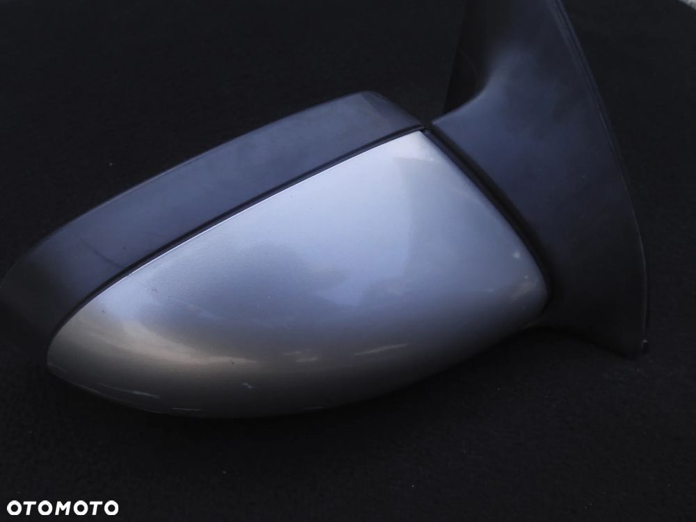 OPEL OMEGA B LUSTERKO ZEWNĘTRZNE PRAWE ELEKTRYCZNE 5PIN E1010357 SREBRNE - 1