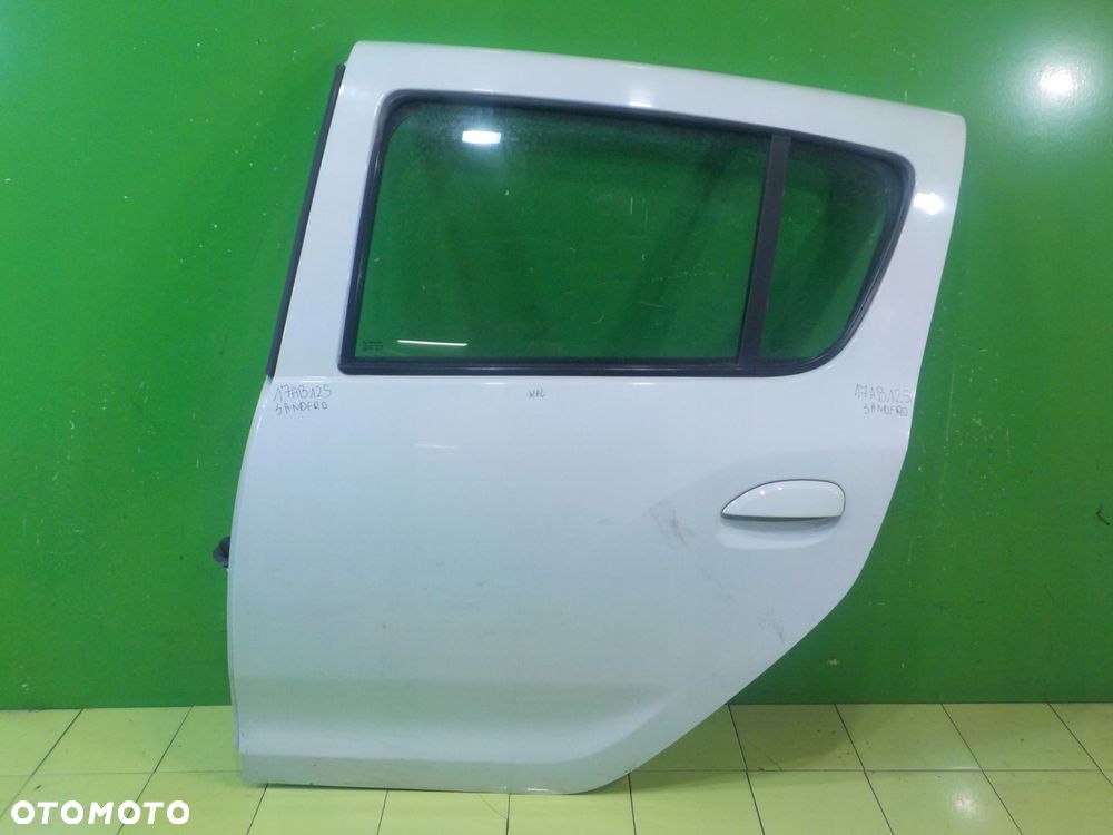 DACIA SANDERO II 1.2 B 13r HB 5D drzwi lewe tyl kompletne - 1