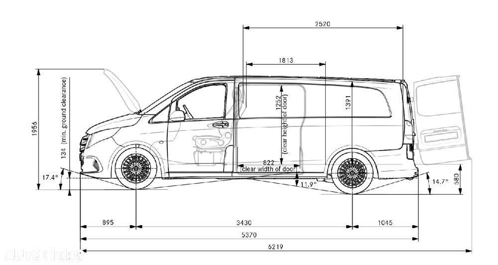 Mercedes-Benz Mercedes-Benz Vito Vito 114 CDI furgon extra-lung PRO 2,49t - 5