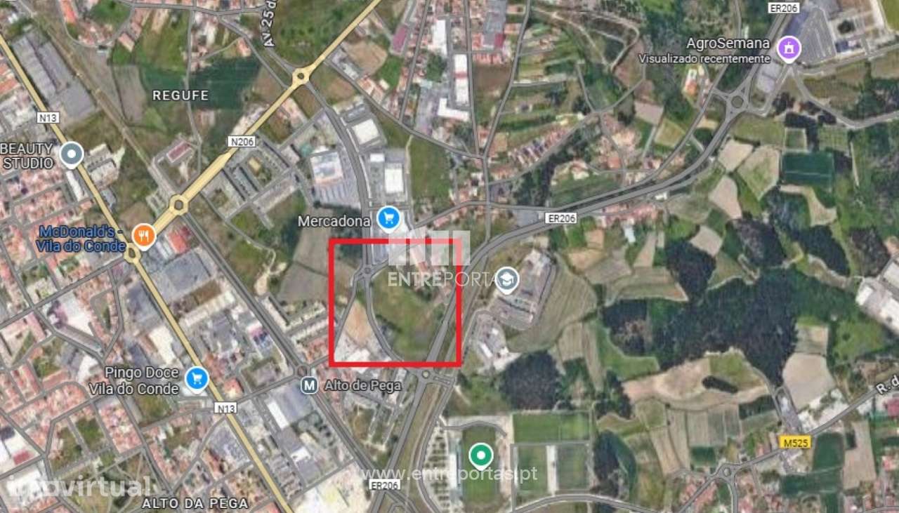 Venda de Terreno com 4120m2 para construção em Vila do Conde - Grande imagem: 2/4