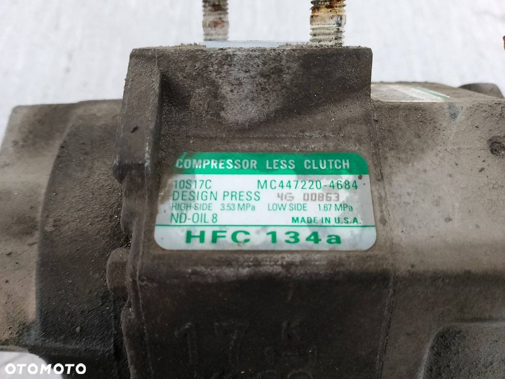 POMPA, SPRĘŻARKA KLIMATYZACJI CHRYSLER PACIFICA MC447220-4684 10S17C 3.4 V6 - 3