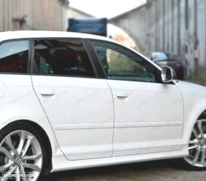 EMBALADEIRAS LATERAIS AUDI A3 8PA SPORTBACK 03-11 LOOK S3 - 2