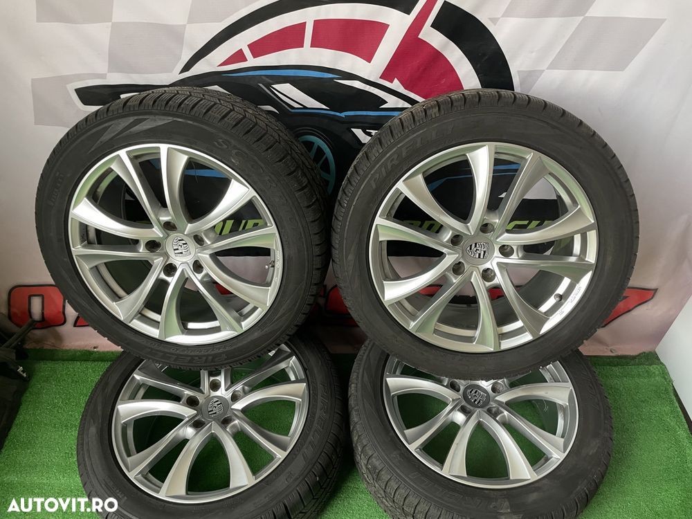 Set Jante iarna + Anvelope Pirelli Porsche Cayenne 7P 7P5 R20 - 4