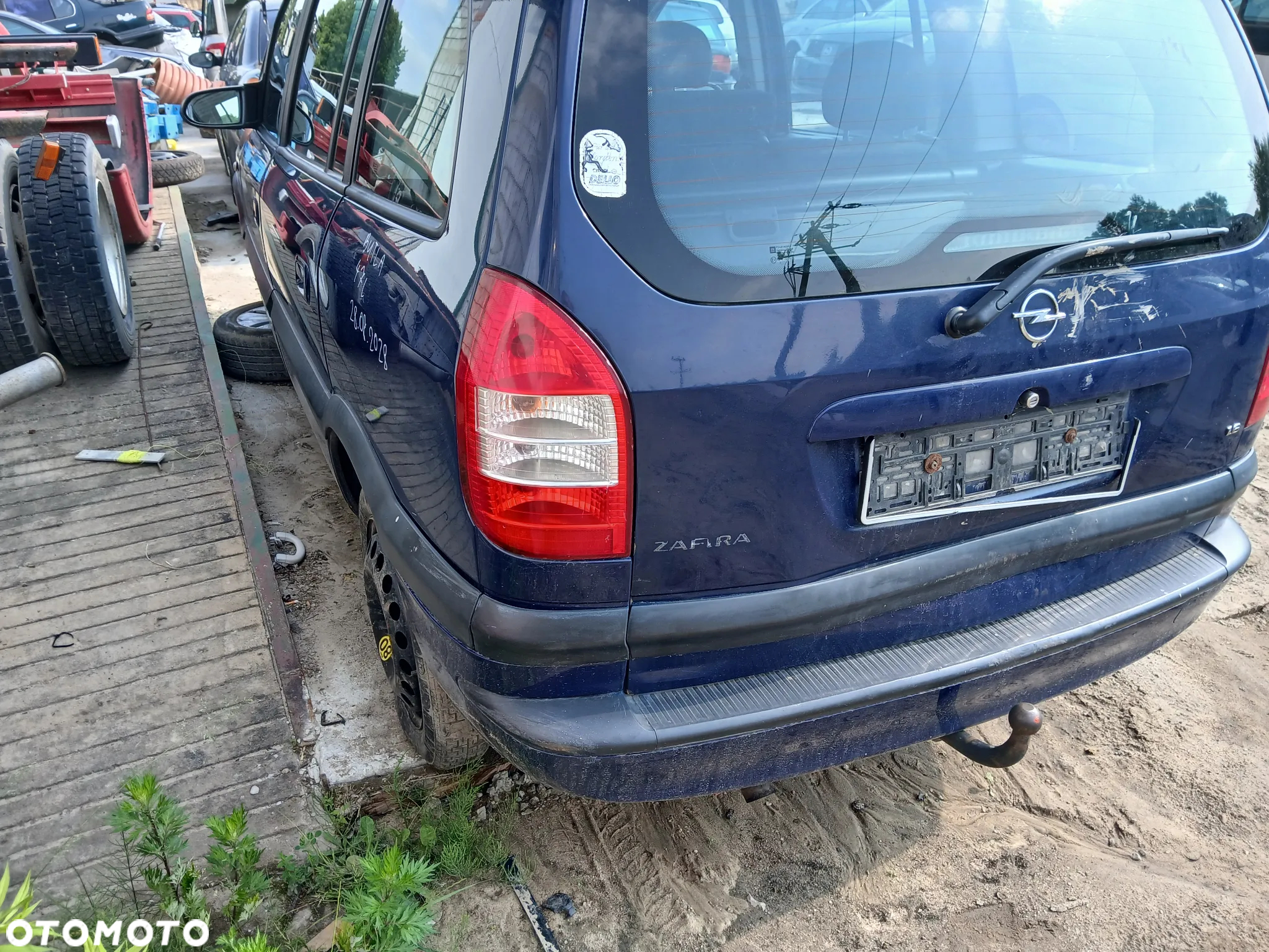 opel zafira A Y21Z maska pokrywa silnika klapa bagażnika zderzak lampa reflektor pas przedni stop - 6