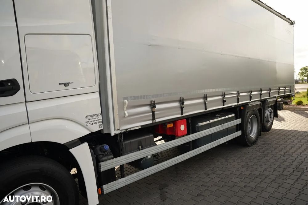 Mercedes-Benz ACTROS 2551 / 6X2 CORTINĂ / RIDICATIVĂ / PUNTE RIDICATIVĂ / DIRECȚIE / PODEA REZISTENTĂ - 9