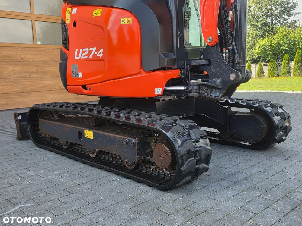 Kubota U 27 - 4 mini koparka Kubota sprowadzona 5 łyżek szybkozłącze piękna w oryginale 1 właściciel najdłuższe ramie long - 15