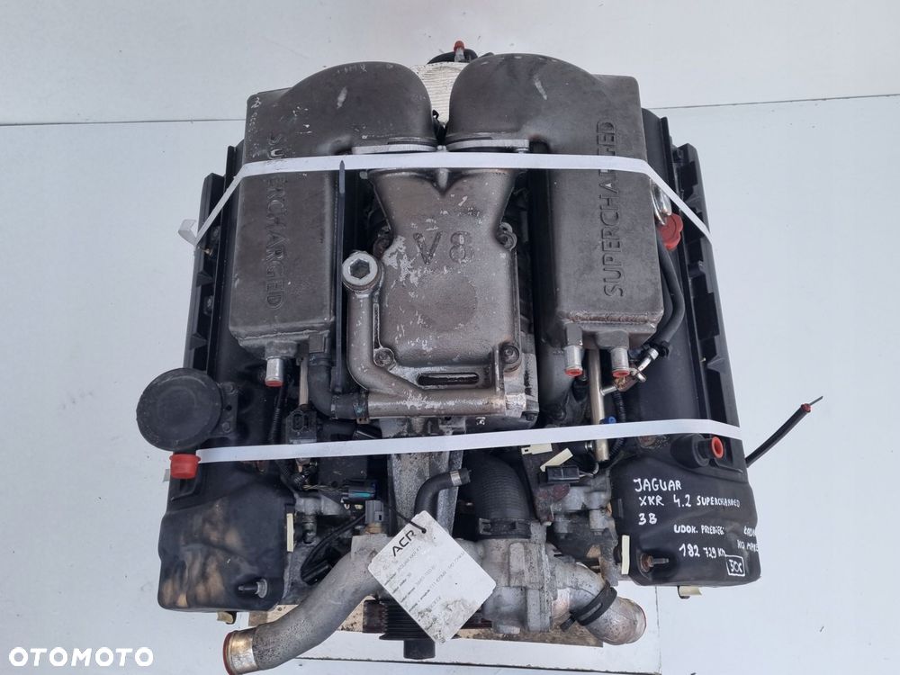 SILNIK Jaguar XKR 4.2 V8 SUPERCHARGED udokumentowane 182tyś AJ34 AJ34-B - 7