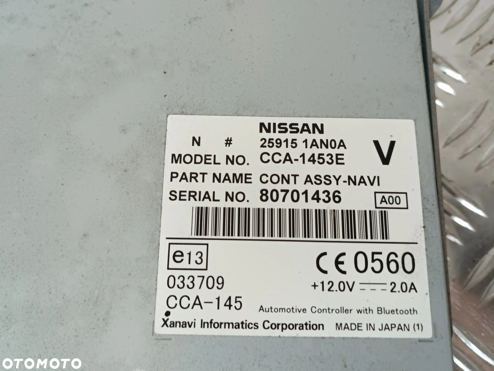 Nissan Murano Z51 Czytnik Płyt Nawigacja - 2