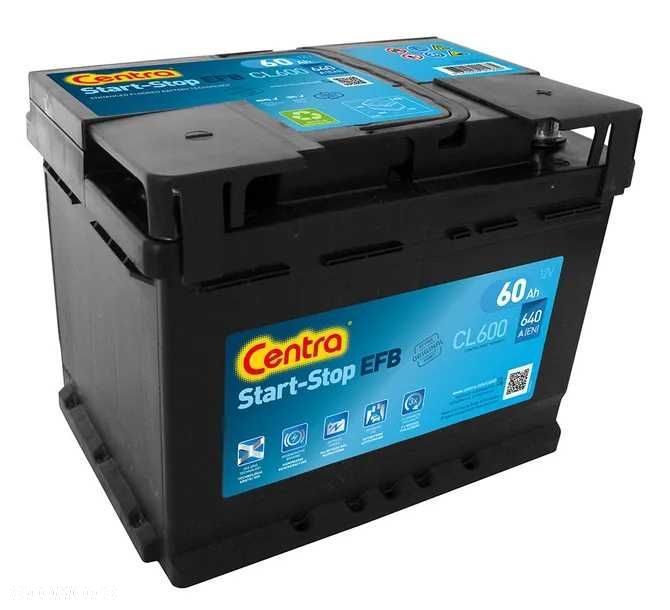 Akumulator Centra EFB START-STOP 12v CL600 60AH 640A P+ RADOM - DOWÓZ - 1