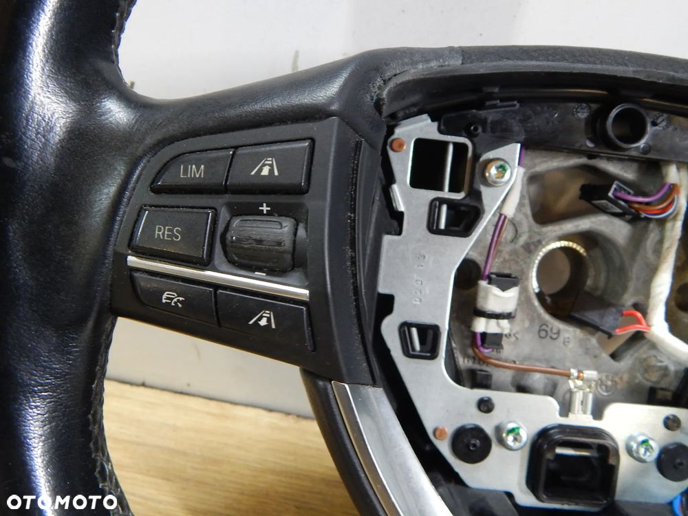 Kierownica skórzana BMW 5 F10 F11 F11 F12 F07 F01 F02 10-17 Łuków części - 4