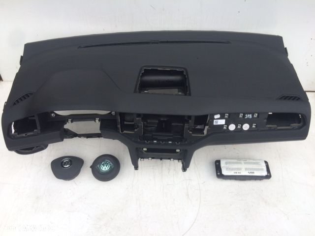 VW GOLF 7 VII SPORTSVAN PAS PASY BEZPIECZEŃSTWA PIROTECHNICZNE LEWY PRAWY oryginał PRZÓD PRZEDNIE !! - 6