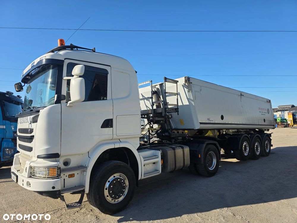 Scania G 450 4x4 + Schmitz Alu-Stal 26m3 z Niemiec - 2
