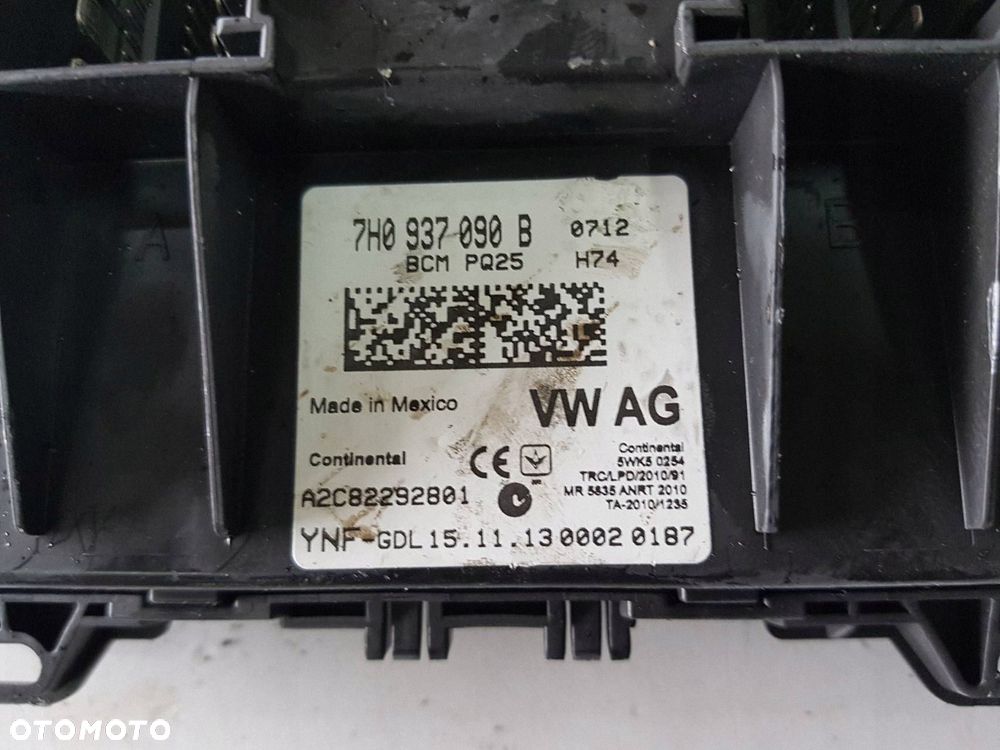 VW BEETLE 5C 11-19r MODUŁ STEROWNIK KOMFORTU 7H0937090B - 2