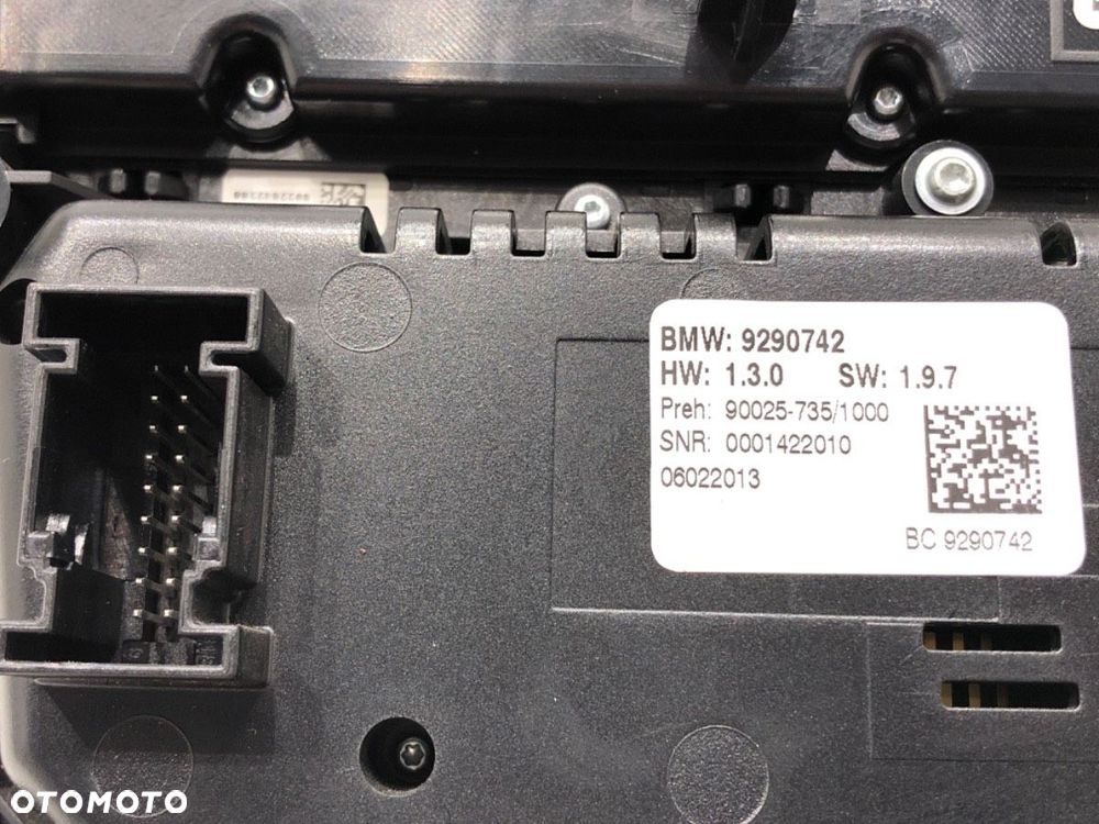 PANEL STEROWANIA NAWIEWU  BMW 5 Touring (F11) 2009 - 2017 530 d 190 kW [258 KM] olej napędowy 2011 - 5