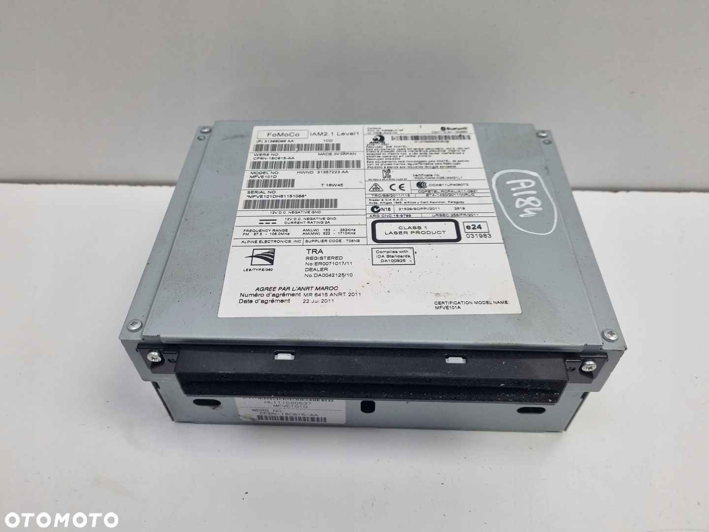 Volvo VOLVO V60 I S60 II V40 II CZYTNIK NAWIGACJI Radio 31396096 31396096AA - 1