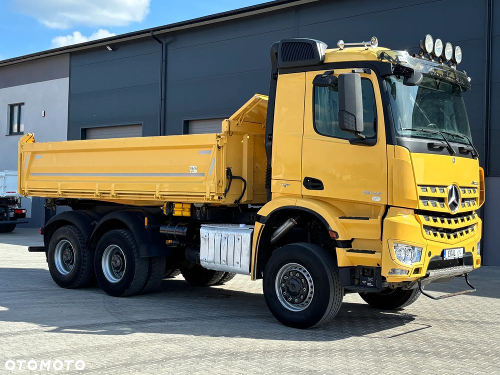 Mercedes-Benz Arocs 3345 MANUAL 6X6  Kipper Meiller 3-stronny Hydroburta stan idealny - 9