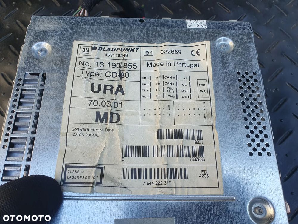 Radio z nawigacją OPEL MERIVA 13190855 - 3
