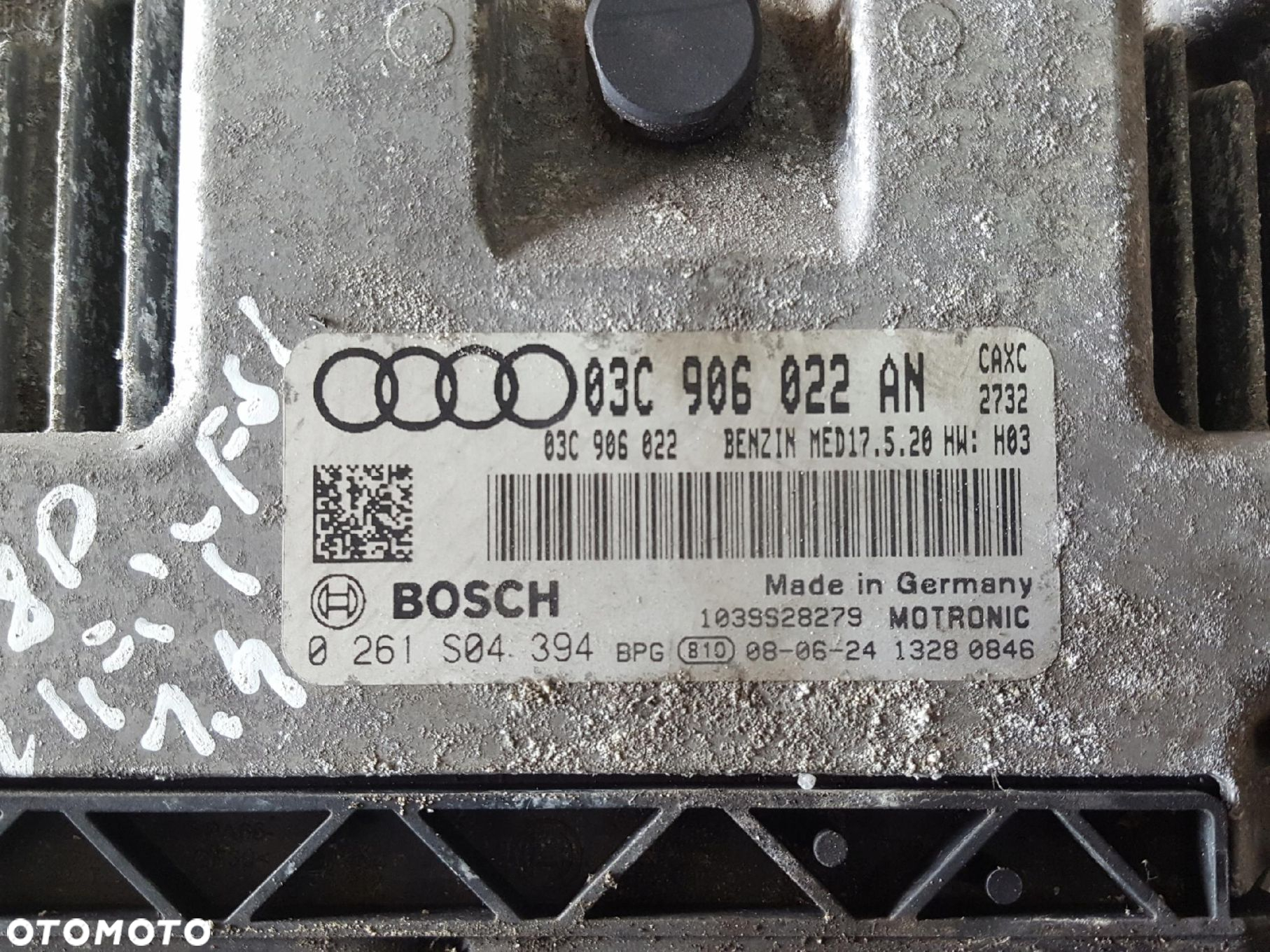 AUDI A3 8P LIFT 08-12r 1.4 TSI CAX KOMPUTER SILNIKA 03C906022AN - 2