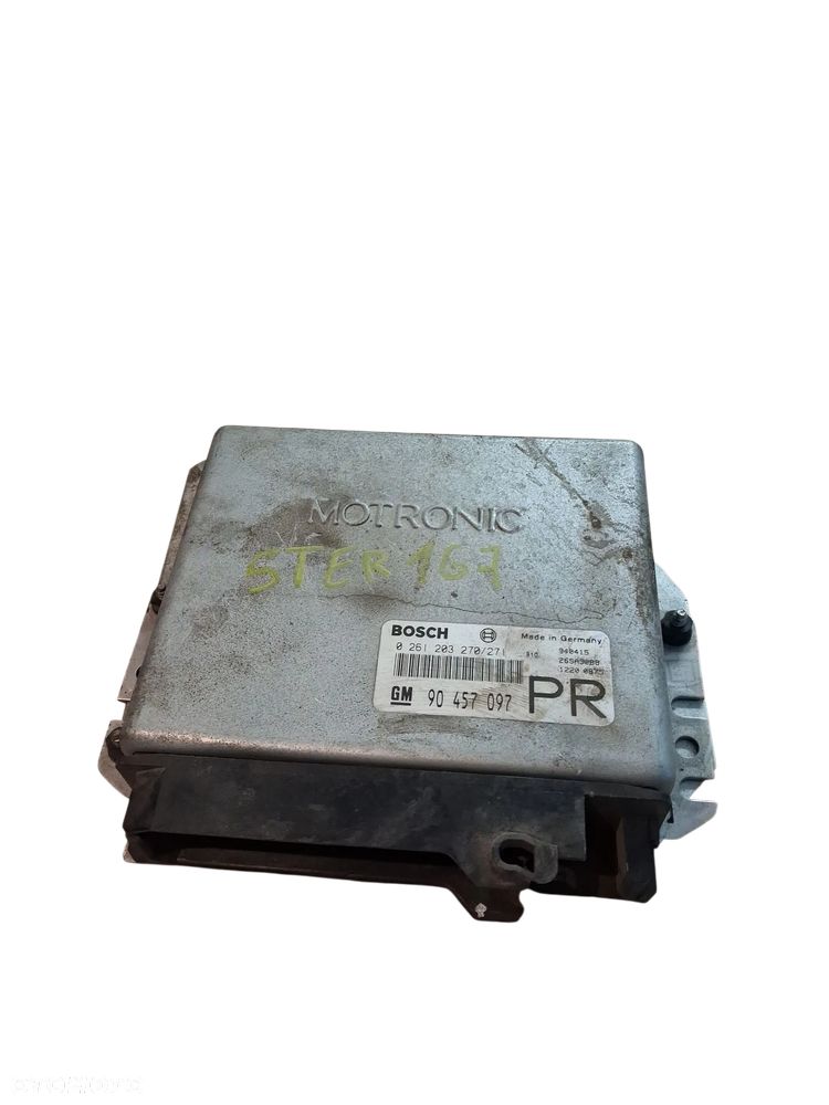Sterownik KOMPUTER SILNIKA ECU OPEL OMEGA B 2.5 V6 90457097 - 1