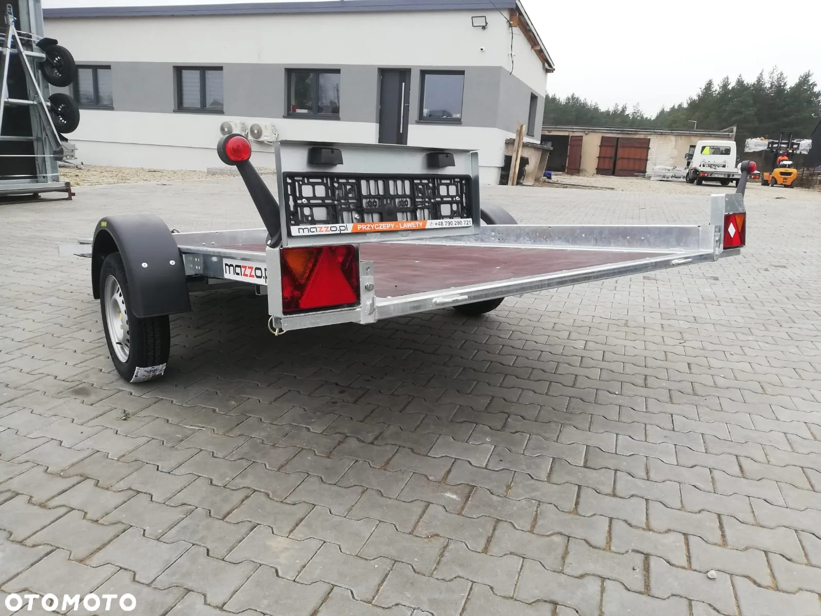 Neptun DOSTAWA! Przyczepa platforma wym. 305x166 cm, lekka SPAWANA N7-305 multi, Przyczepa idealna pod quada! DMC 750 kg GN152 - 16