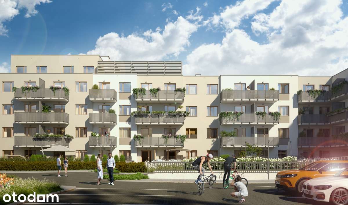 3-pokojowe mieszkanie 55m2 + 2 ogródki