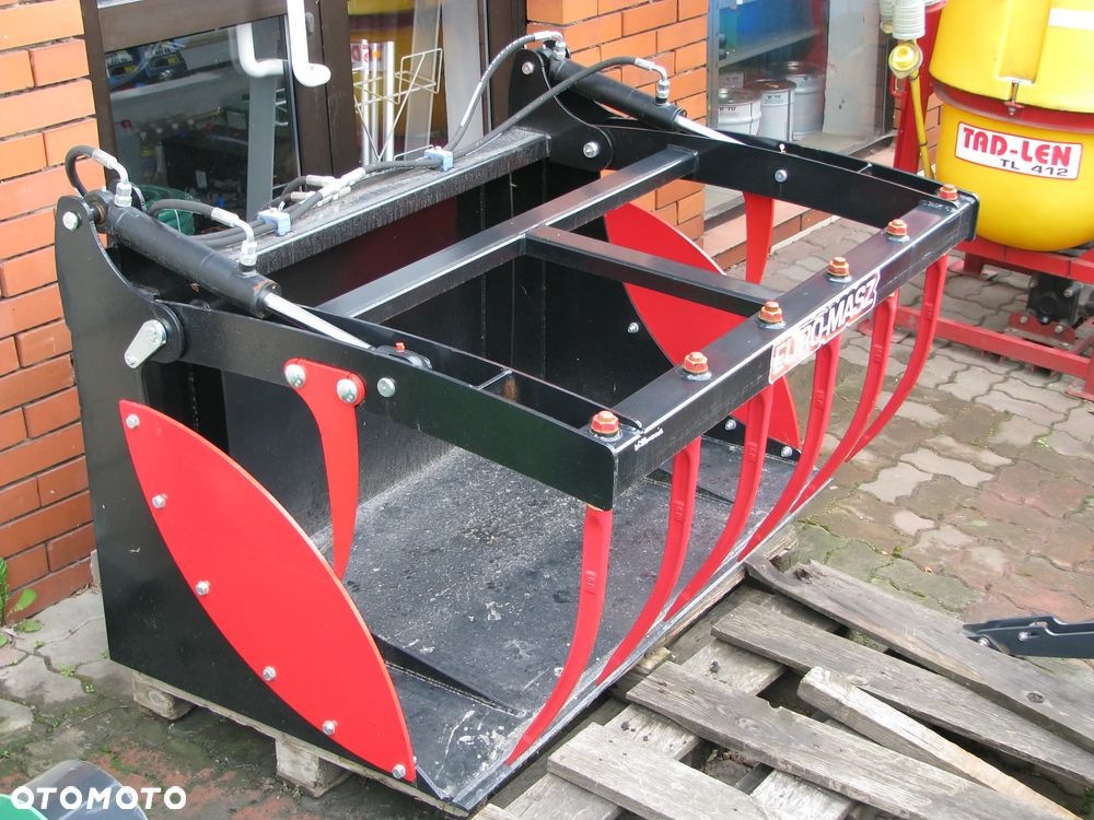 Inny Wycinak do kiszonki 1,75m Kellfri dwa siłowniki, Krokodyl 1,4; 1,6; 1,8; 2,0m Metal-Fach / Euromasz, Łyżka chwytakowa-Łyżko krokodyl, Łyżka materiałó sypkich 1,6; 1,8; 2,0; 2,2; 2,4m Metal-Fach / Pronar, Chwytak Bel, Chwytak do obornika, widły do obornika - 34