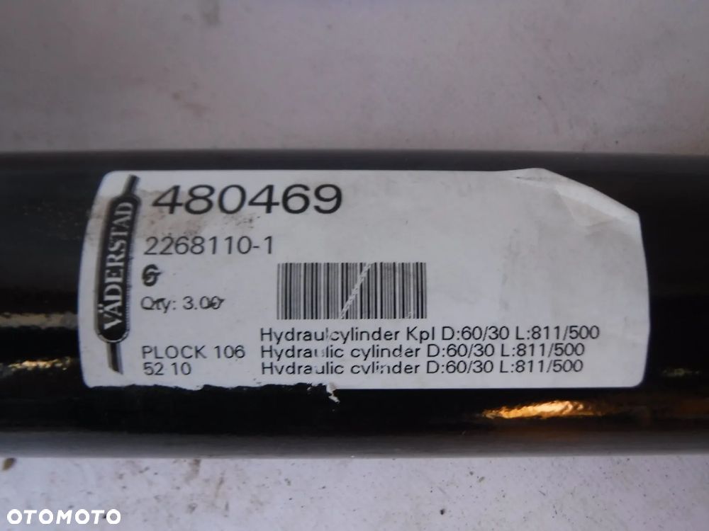 480469 vaderstad siłownik hydrauliczny kultywatora D60/30 L811/500 nowy - 3