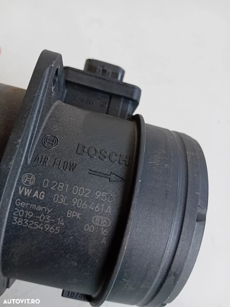Debitmetru Aer Vw Passat B8 Seat Skoda Audi 2.0 Tdi Euro 6 Cod 03L906461A Motor DFG Cutie UAX - 6